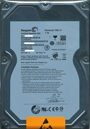 ST31000528AS (1TB SATA300 7200)